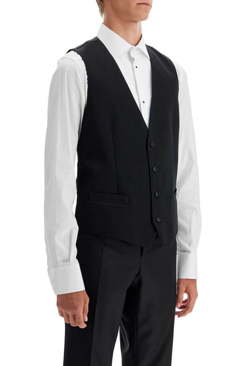 Dolce & Gabbana Men's Sartorial Satin Waistcoat