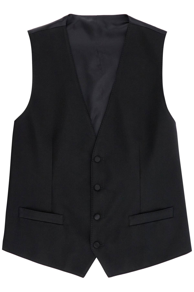 Dolce & Gabbana Men's Sartorial Satin Waistcoat