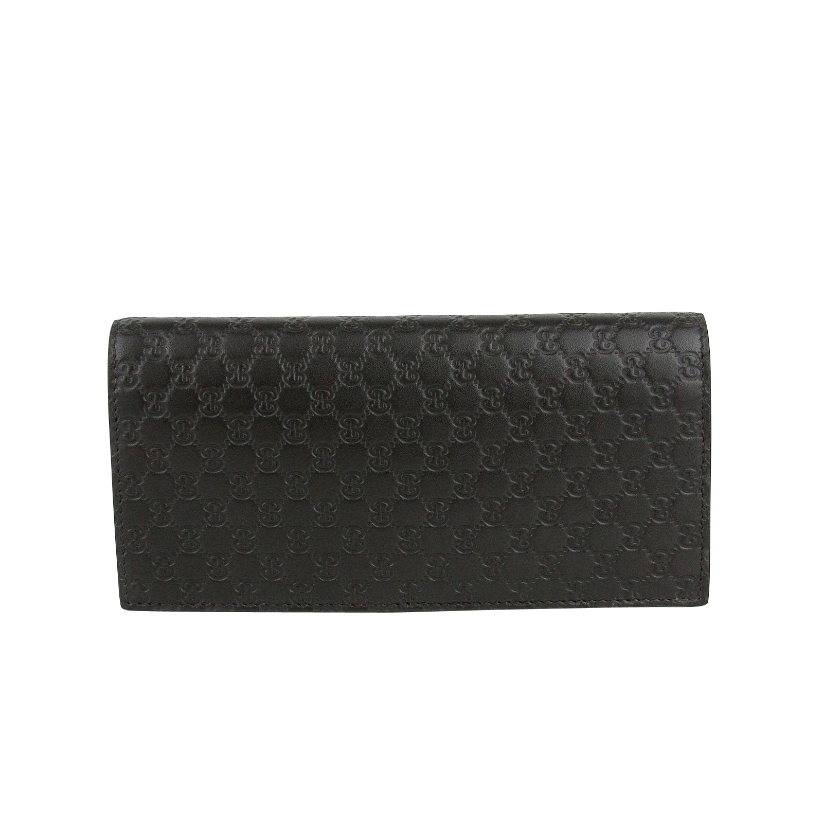 Gucci Microguccissima Brown Leather Wallet With ID window 449245 2044