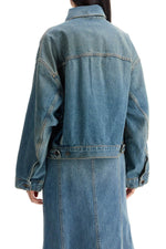 Haikure Women's Denim Boxy Jacket With Spencer