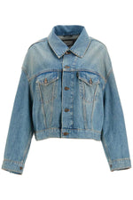 Haikure Women's Denim Boxy Jacket With Spencer