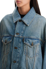 Haikure Women's Denim Boxy Jacket With Spencer