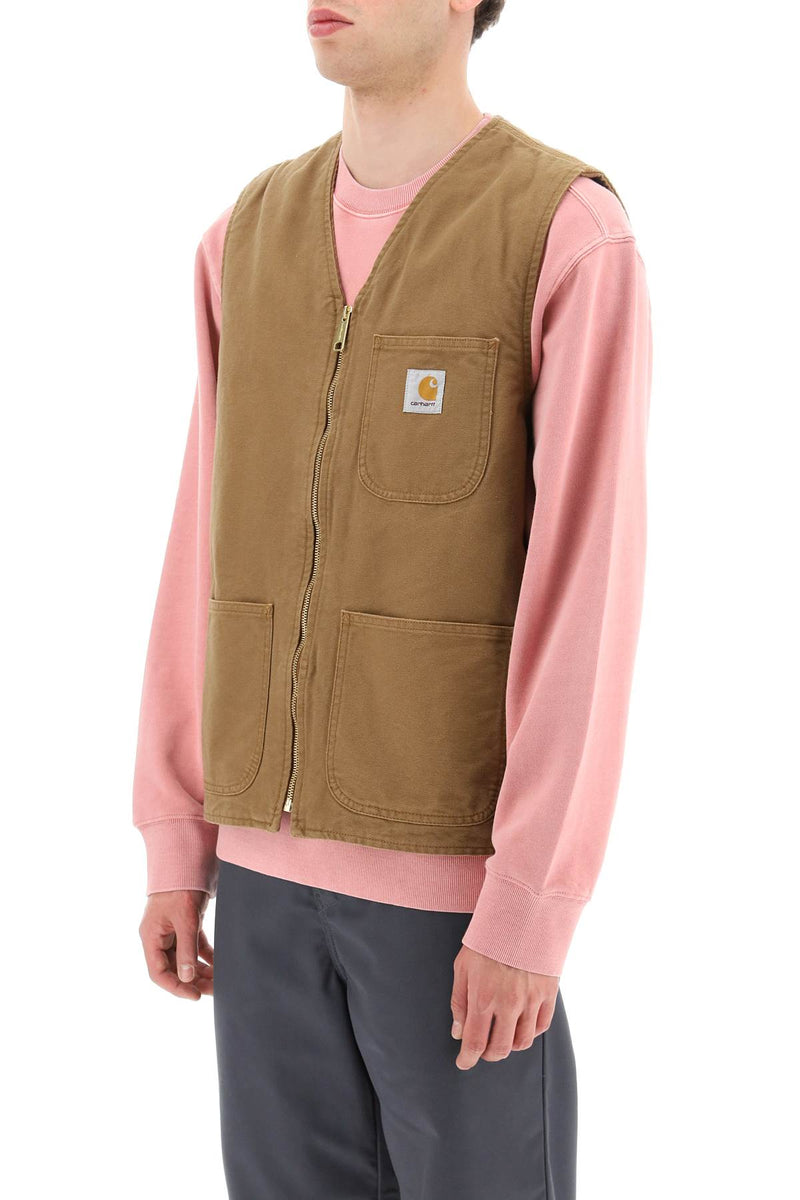 Carhartt Wip Men's Arbor Cotton Canvas Vest