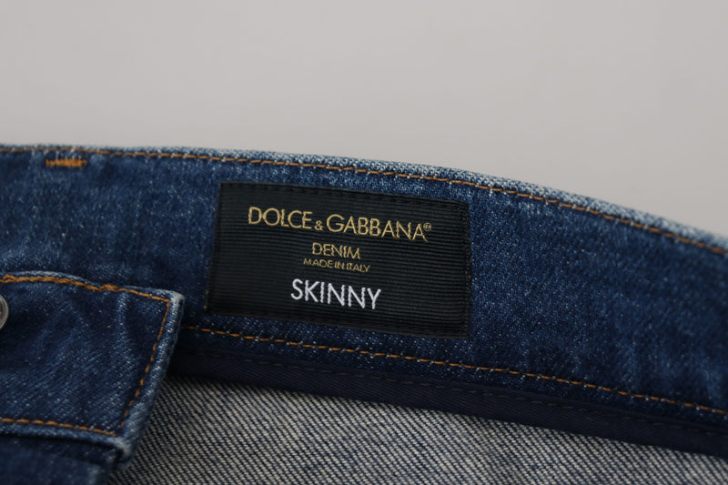 Dolce & Gabbana Elegant Slim Fit Italian Denim Men's Jeans
