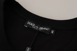 Dolce & Gabbana Chic Black Logo Cotton Tee for Women's Women