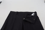 Dolce & Gabbana Elegant Black Wool Blend Men's Trousers