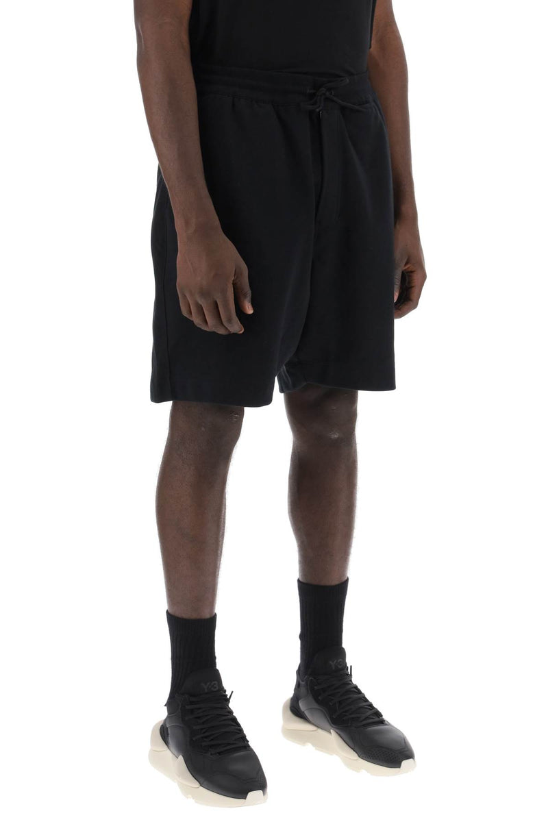 Y-3 Men's French Terry Jogger Bermuda Shorts