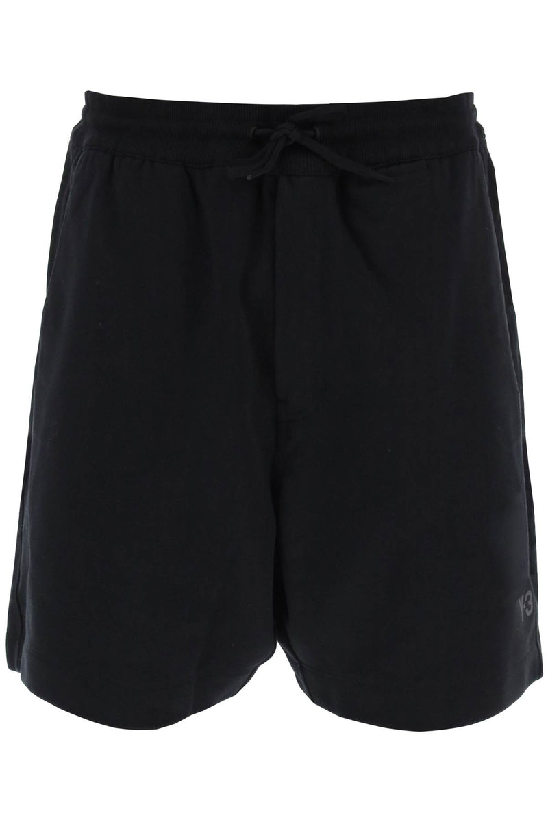 Y-3 Men's French Terry Jogger Bermuda Shorts