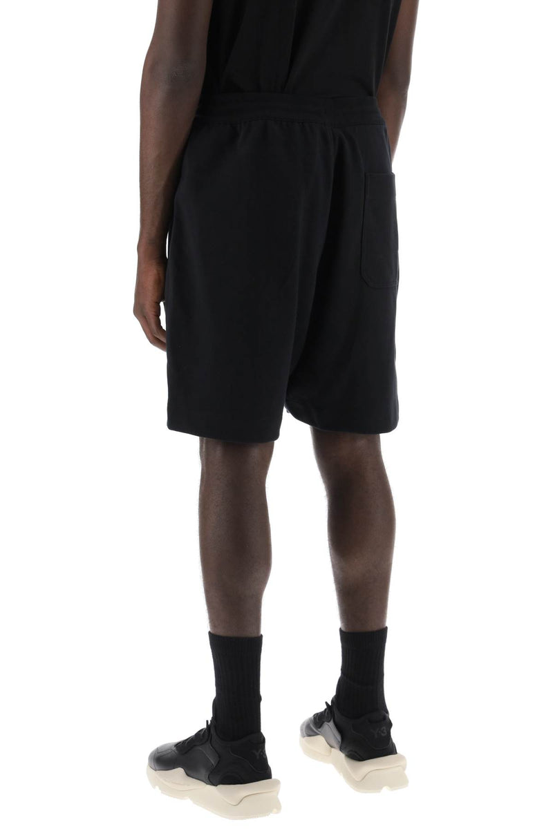 Y-3 Men's French Terry Jogger Bermuda Shorts