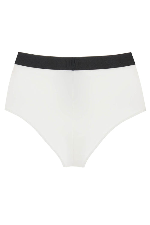 Tom Ford Women's High-Waisted Underwear Briefs With Logo Band