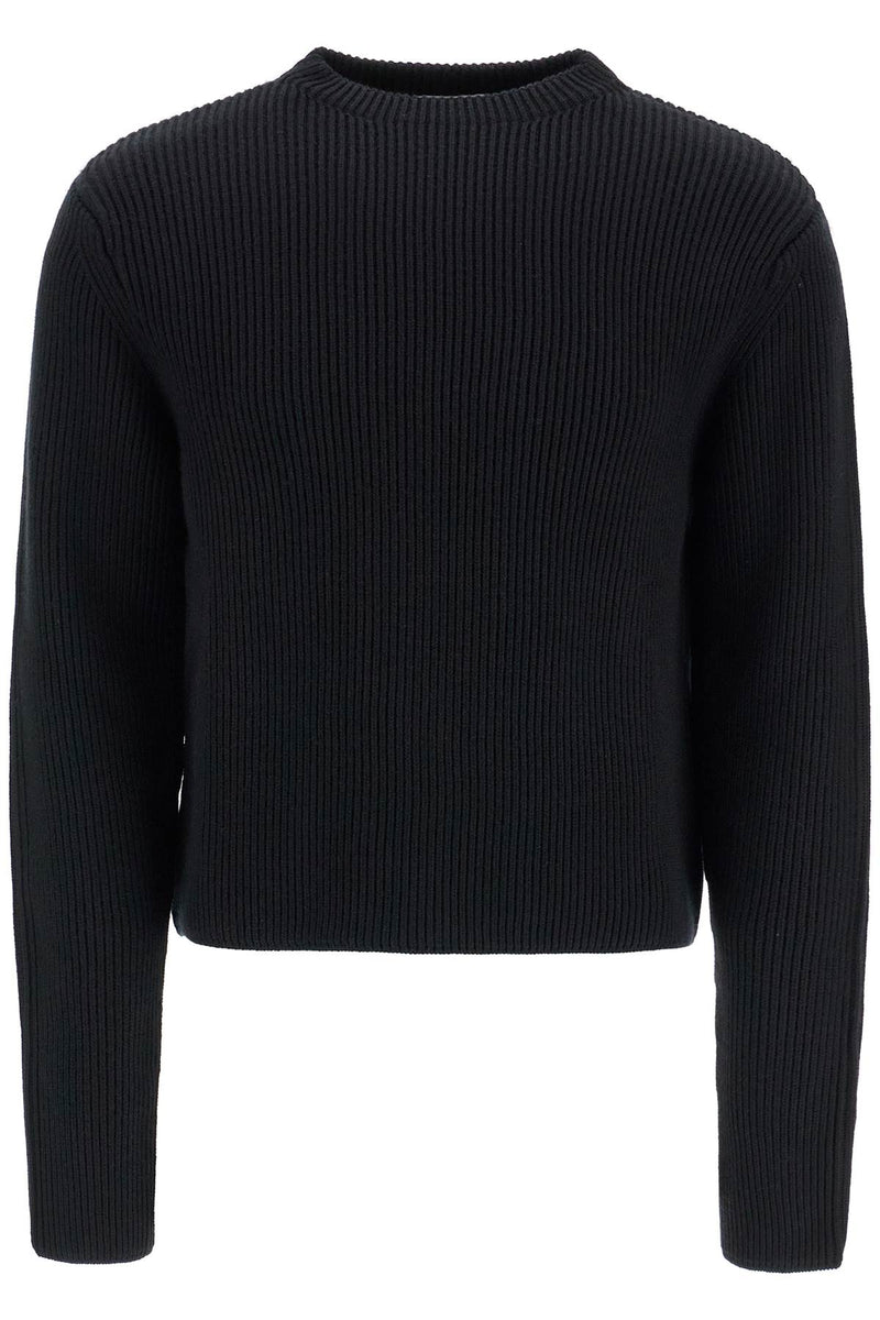 Rier Men's Ribbed Wool Pullover Sweater