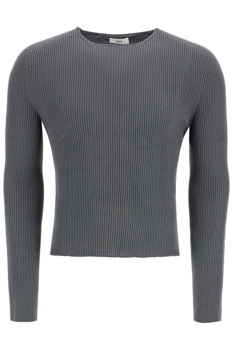 Rier Men's Slim Fit Knit Pullover Sweater