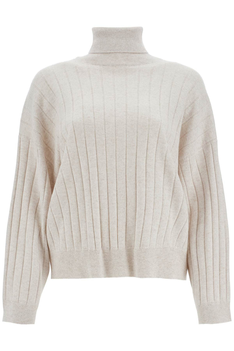 Brunello Cucinelli Women's High-Neck Cashmere Pullover Sweater