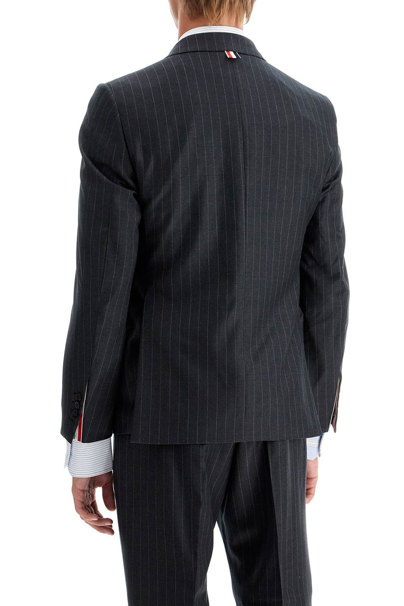 Thom Browne Men's Woolen Pinstripe