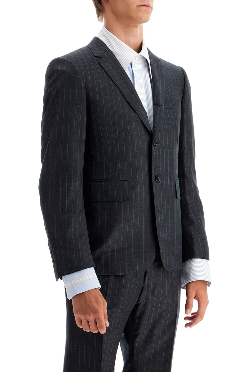 Thom Browne Men's Woolen Pinstripe