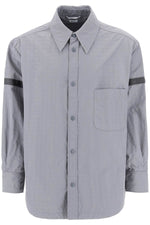 Thom Browne Men's Nylon Ripstop Overshirt In