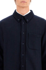 Thom Browne Men's Herringbone Wool Blend Overshirt