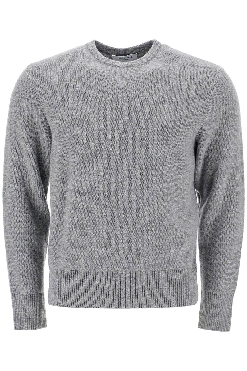 Thom Browne Men's Wool Piqué Crewneck Pullover