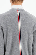 Thom Browne Men's Wool Piqué Crewneck Pullover