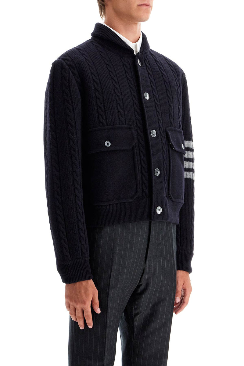 Thom Browne Men's Wool 4-Bar B