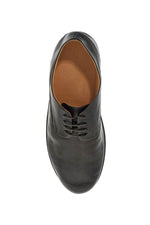 Marsell Men's Dark Brown Calfskin Derby With Leather Sole