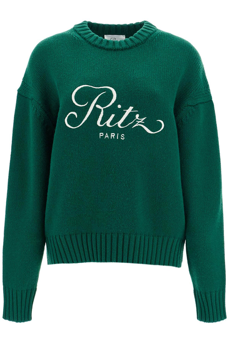 Cashmere Pullover With Ritz Paris Frame Women's