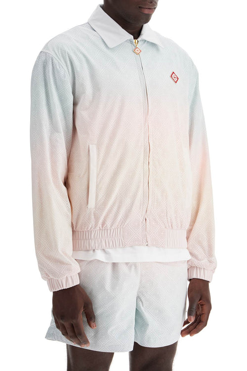 Casablanca Men's Track Jacket With Laser Degradé Details