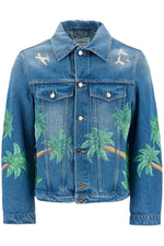 Casablanca Men's Denim Tennis Club Jacket