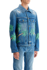 Casablanca Men's Denim Tennis Club Jacket