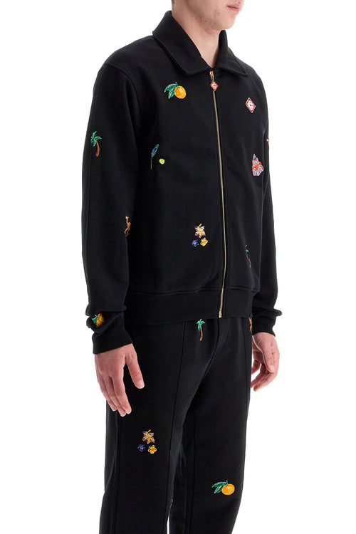 Casablanca Men's 'Elements In Crayon' Embroidered Track