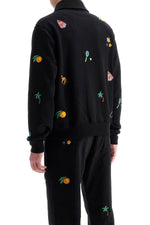 Casablanca Men's 'Elements In Crayon' Embroidered Track