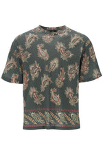 Etro Men's T-Shirt Girocollo Con Stampa Paisley