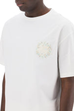 Etro Men's Floral Pegasus Embroidered T-Shirt