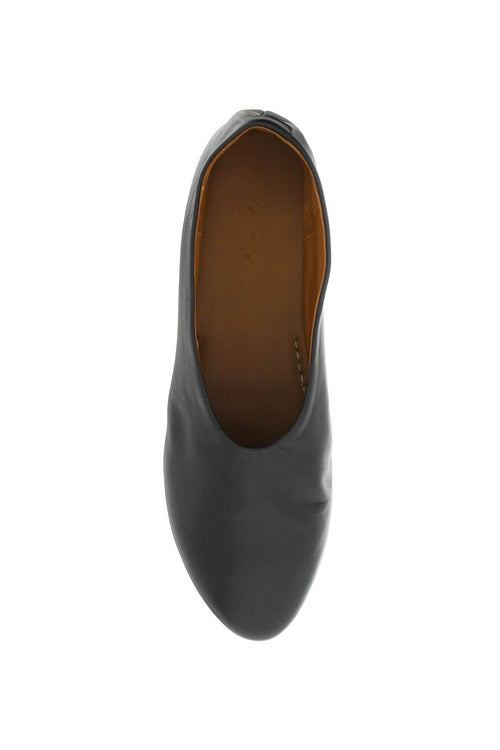 Marsell Women's Leather Coltellaccio Ballet Flats