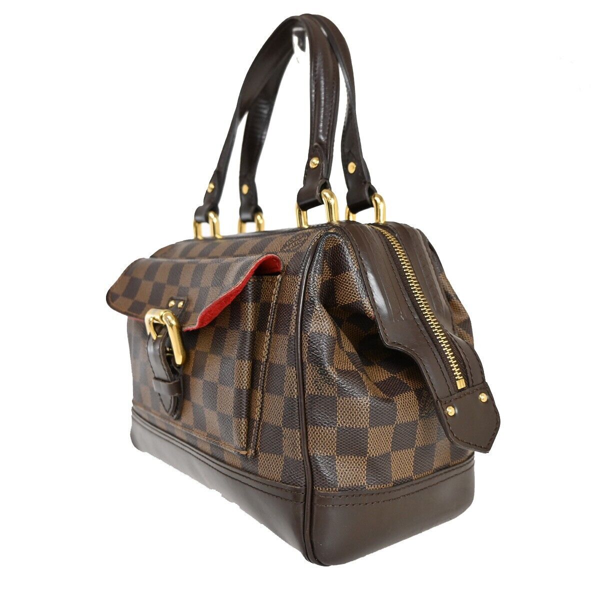 Louis Vuitton Knightsbridge Brown Canvas Handbag (Pre-Owned)