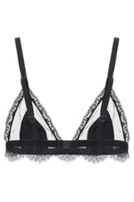 Dolce & Gabbana Women's Triangle Satin And Lace Bra