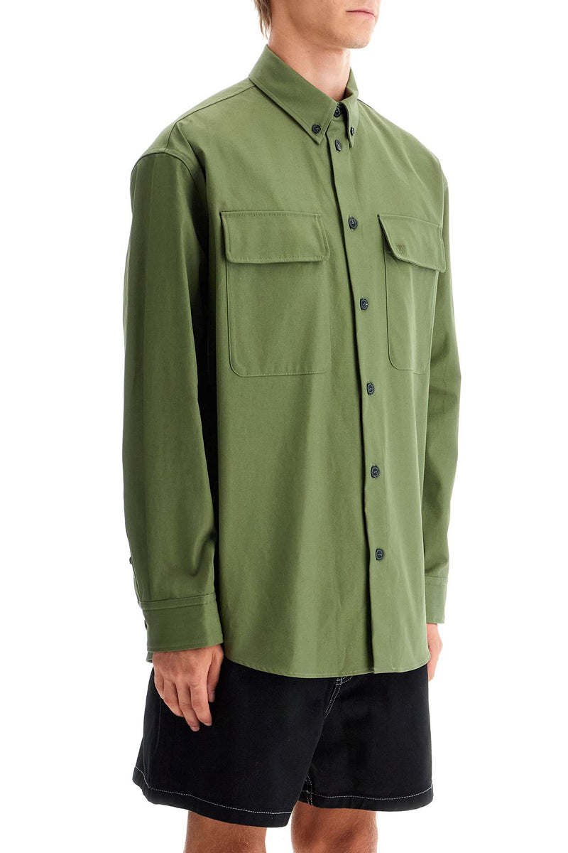 Off-White Men's Gabardine Oversh