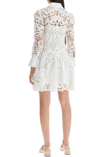 Self Portrait Floral Lace Chemisier Dress