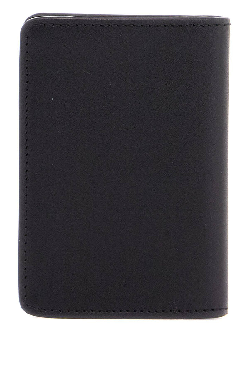 A.P.C. Men's Minimalist Black Calfskin Cardholder