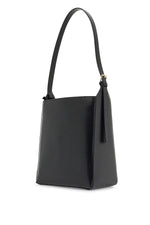 A.P.C. Women's Minimalist Black Leather Crossbody Bag With Adjustable Strap