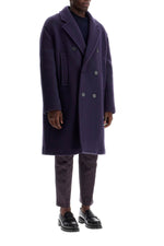 Lanvin Men's Double-Breasted Heavy Wool Coat