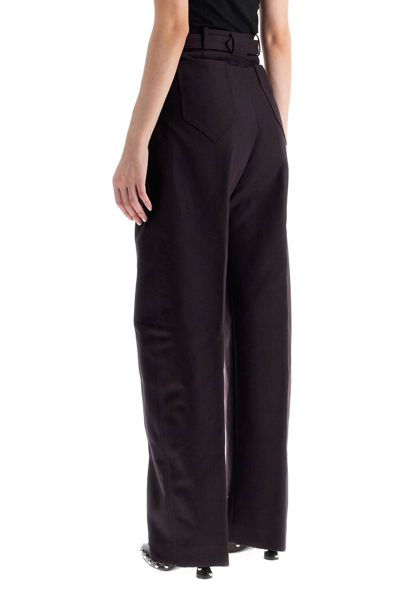 Lanvin Women's Balloon Canvas Pants For A