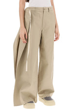 Mm6 Maison Margiela Women's Cotton Gabardine Trousers