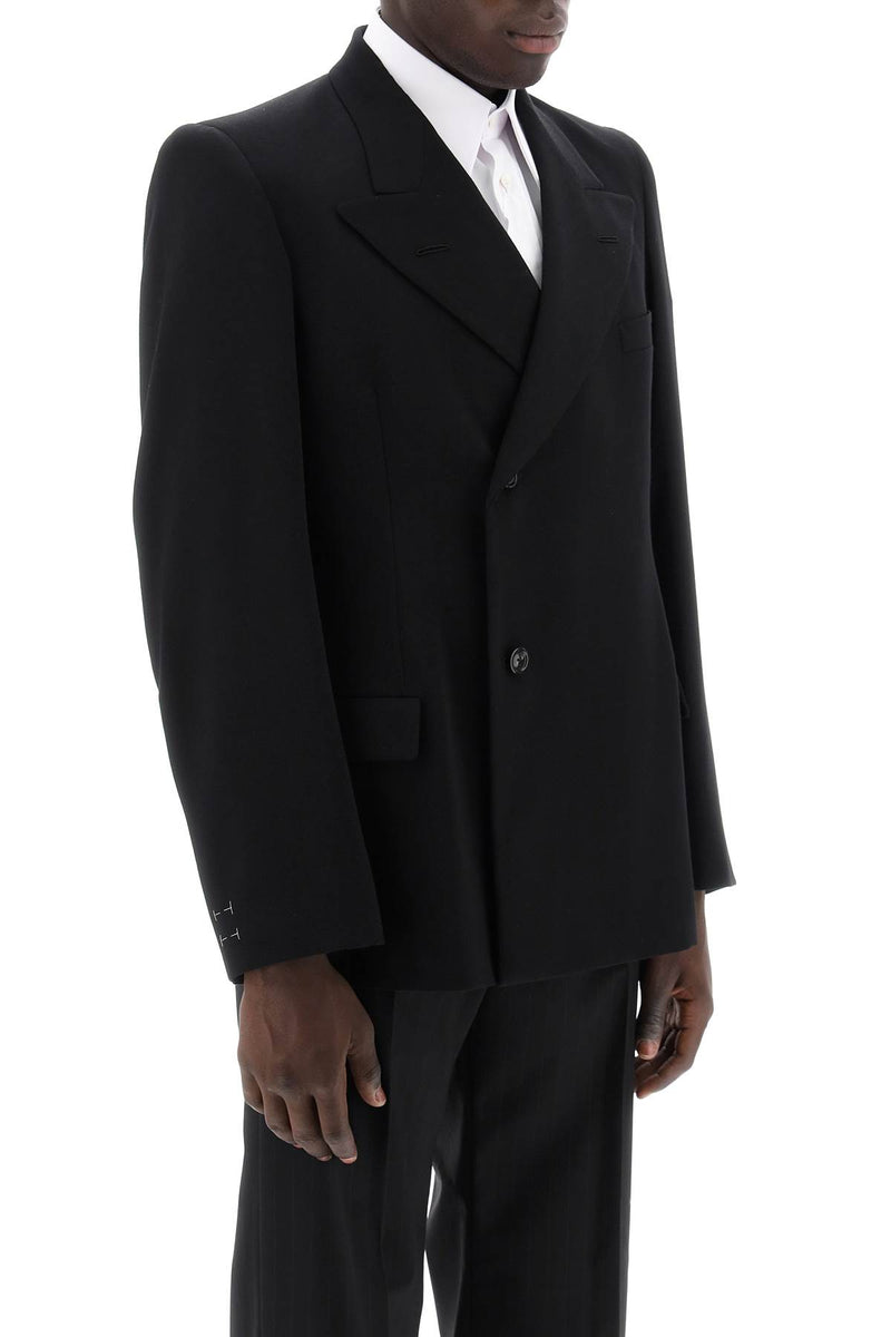 Maison Margiela Men's Double-Breasted Wool Jacket