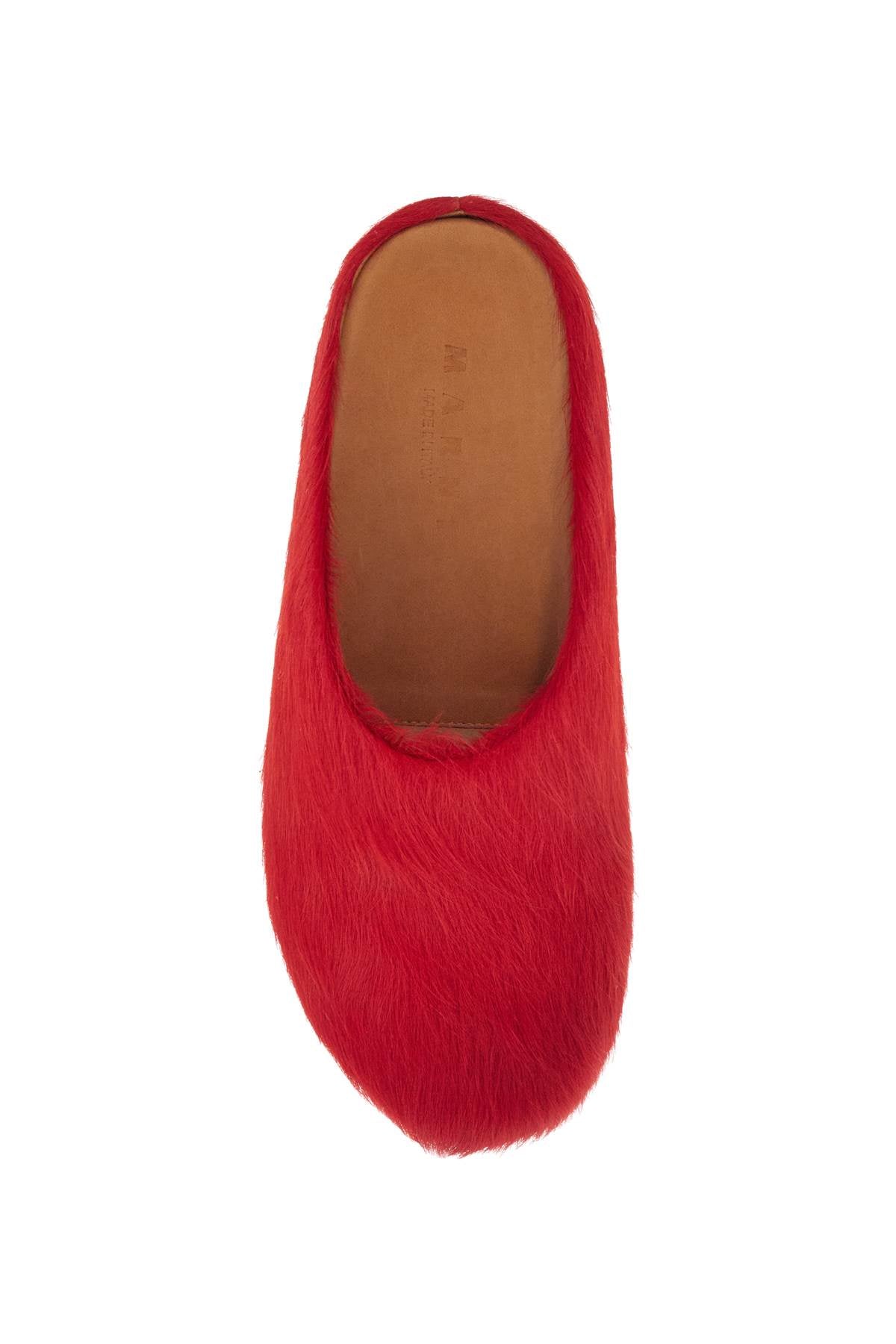 Marni Women's 'Long-Haired Fur-Lined Clog