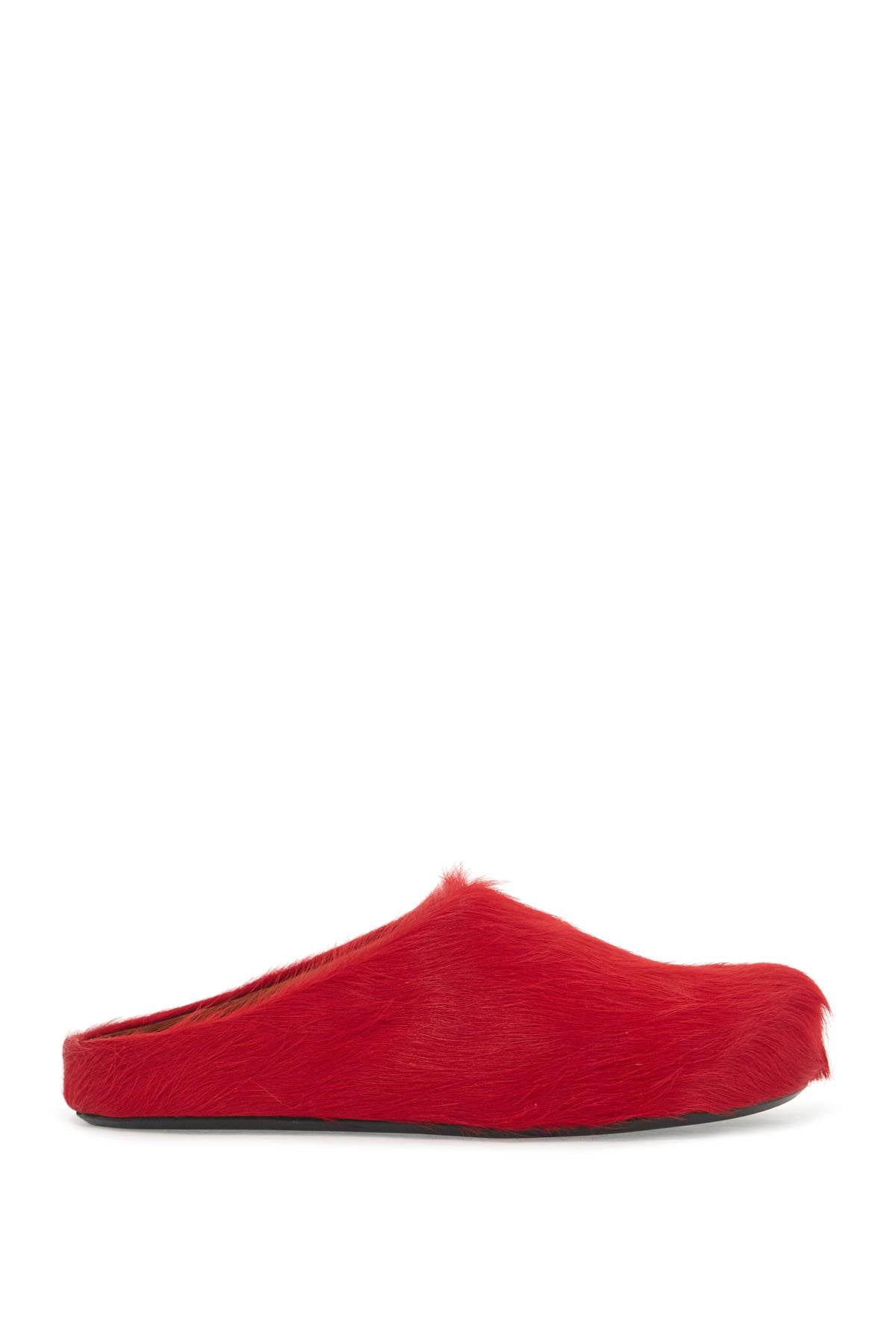 Marni Women's 'Long-Haired Fur-Lined Clog