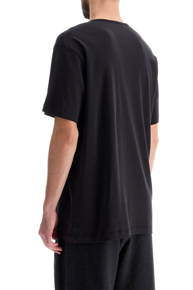 Lemaire Men's T-Shirt With Wide Round Neck