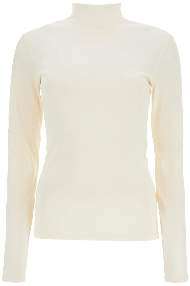 Lemaire Women's Lightweight Jersey Top With Turtle Neck