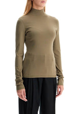 Lemaire Women's Lightweight Jersey Top With Turtle Neck