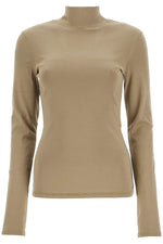 Lemaire Women's Lightweight Jersey Top With Turtle Neck